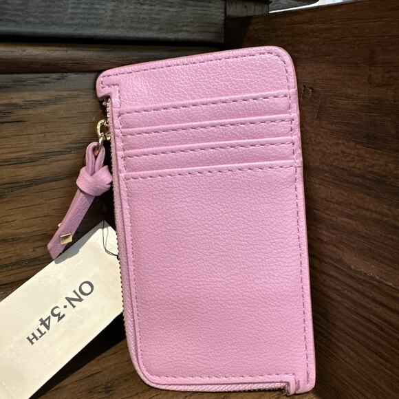 Inc Blue Ramonah Regartta Card Wallet $30 NWT New - Picture 1 of 3